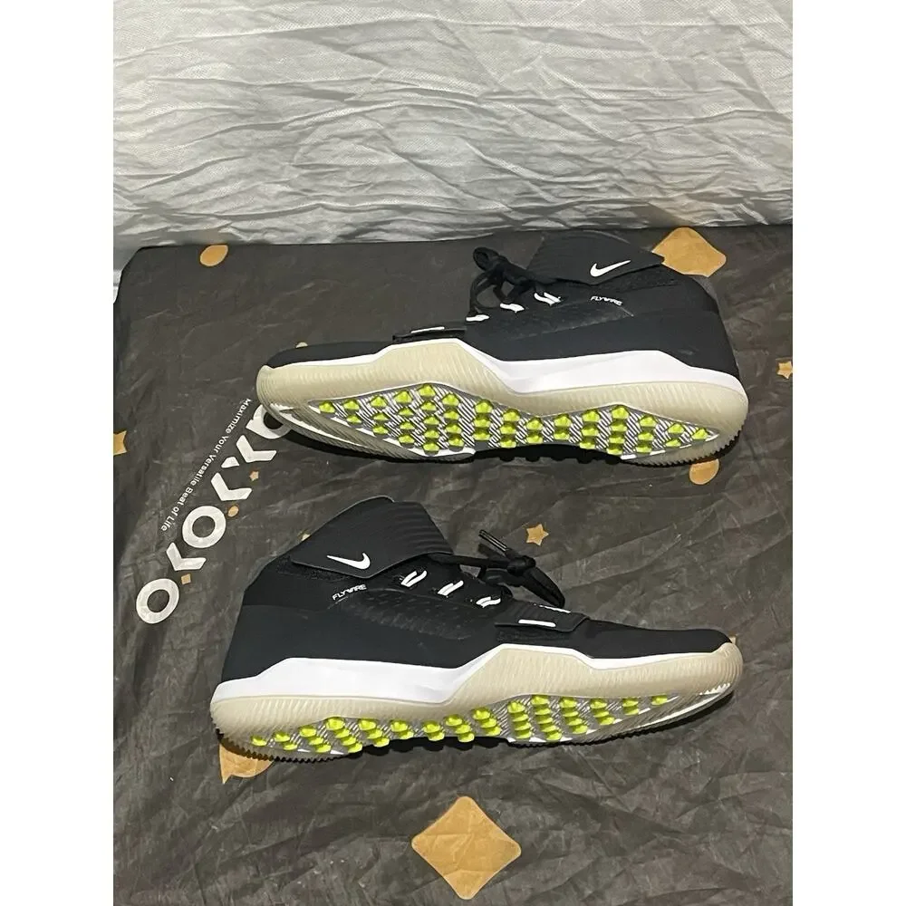 New Men’s 13 Nike Football Turf Black Alpha Menace Force Savage AQ8130-001